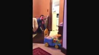 Uncles Billy scares Avichai!!