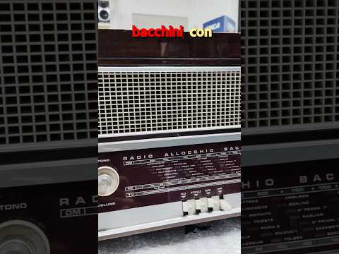 Radio a Valvole ALLOCCHIO BACCHINI, Riparazione NOSTALGIA #riparazione #radio