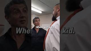 Eddie Hall Meets Sylvester Stallone #sylvesterstallone