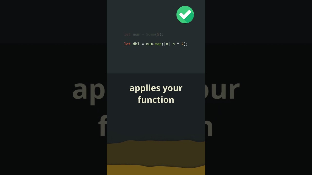 Master Rust: Work on Options with .map() #rust #rustlang #rusttutorial