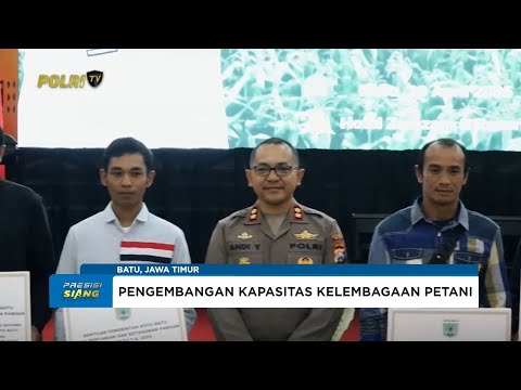 DUKUNG KETAHANAN PANGAN KAPOLRES BATU KEMBANGKAN KAPASITAS KELEMBAGAAN PETANI