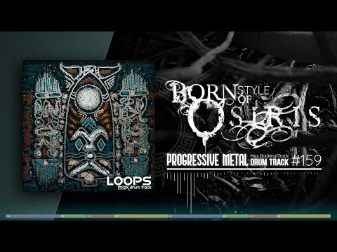 Progressive Metal Drum Track / Born of Osiris Style / 155 bpm