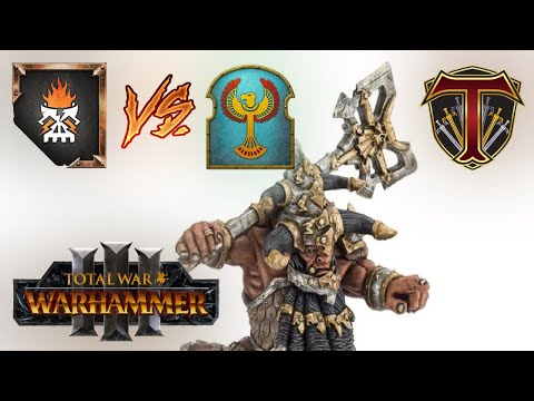The Tau'ruk Character! Chaos Dwarfs  vs Tomb Kings - Total War Warhammer 3