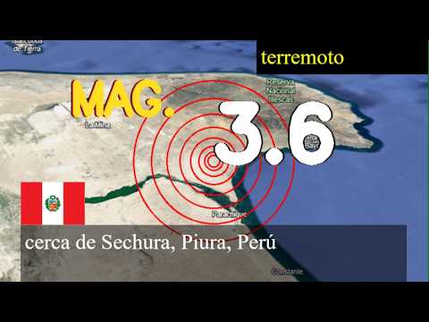 😱🚨  Terremoto cerca de Sechura, Piura, Perú actualizaciones en vivo hoy: Terremoto de magnitud 3.6 o