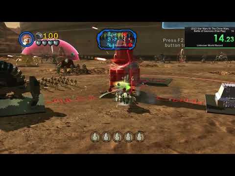 Lego Star Wars 3: The Clone Wars Battle of Geonosis (Free Play) speedrun
