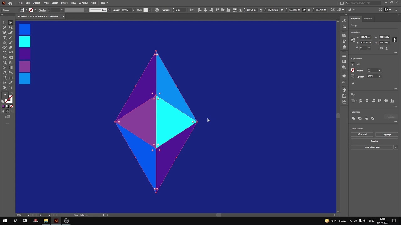 Cryptocurrency - learn to make vector Ethereum graphics