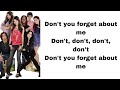 Victorious Don T You Forget About Me Lyrics