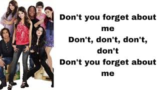 Victorious - Don&#39;t you (Forget about me) (lyrics)