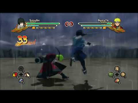 Sasuke dash cancel combo 1: Naruto Ultimate Ninja Storm 3