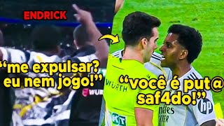 🫠SÓ SAIU DO BANCO PQ FOI EXPULSO! ENDRICK PERDE A LINHA, REAL TEM JOGO FRACO E JOGADORES SE REVOLTAM
