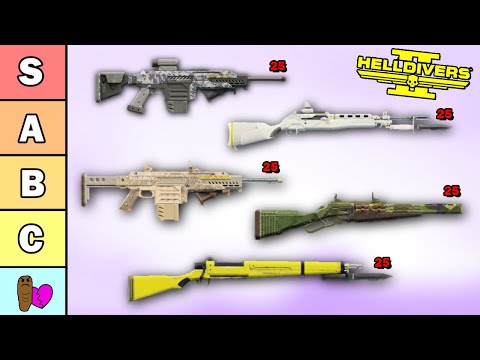 Ranking the BEST and WORST Marksman Rifle Primaries in Helldivers 2