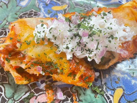 CHICKEN LEEK & SWISS CHARD ENCHILADAS