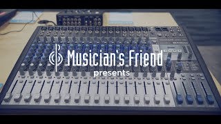 Video thumbnail for PreSonus SLMAR22 Studiolive AR22 USB 22-Channel Hybrid Digital/Analog Mixer - Winter NAMM 2018 by Musician's Friend