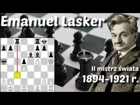 SZACHY 223# Emanuel Lasker II mistrz świata w szachach (1894-1921) Szachy historia Pillsbury -Lasker