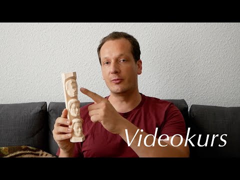 Gesichtsleiste, Videokurs und Figurenschrauben / Schnitznews #2
