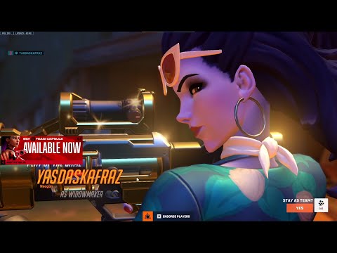 POTG! TOP 500 DPS PLAYER SHOWING INSANE WIDOWMAKER - SUREFOUR WIDOW GAMEPLAY OVERWATH 2 SEASON 9