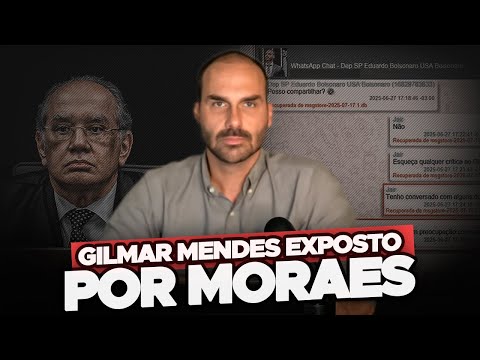 Moraes expõe conversas de bastidores que implicam Gilmar Mendes