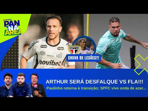 PEIXE DIVULGA LESÃO DE MEIA QUE PREOCUPA O TORCEDOR!; PAULINHO CAMINHA PARA RETORNO!!! | PAN NA ÁREA
