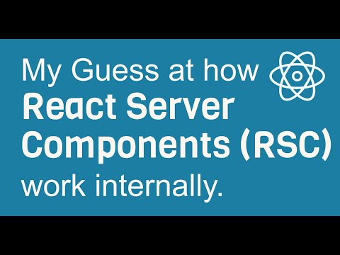 My guess at how React Server Component(RSC) works internally  | JSer - learning React