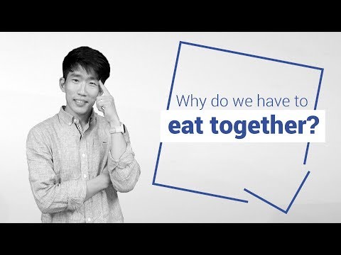 Eating alone versus together in Korea - exploring the cultural meaning of shared meals