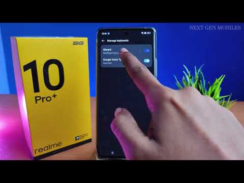 How To Change keyboard Language In Realme 10 Pro Plus in English