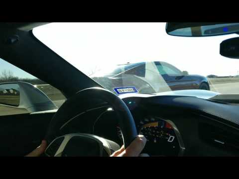 2015 Mustang GT vs 2016 Corvette Z06 Round 1