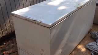 Chest Freezer Repair, not cooling - Kenmore deep chest freezer 253.16592102, sealed system leak