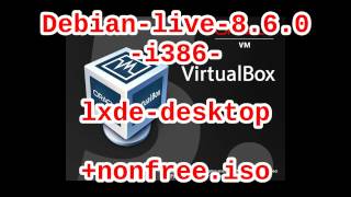 Debian Jessie 8.6 i386 LXDE non-free teljes telepítés