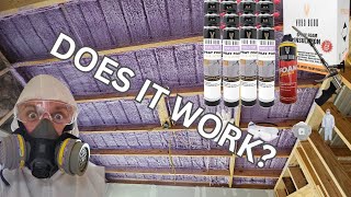 DIY Spray Foam Insulation: Vega Bond Self-Expanding, Purplecoat Closed Cell for 