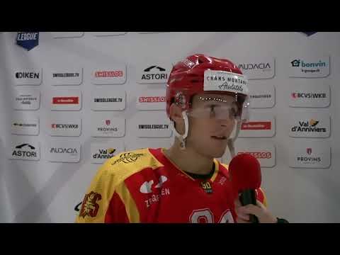 16.09.2023 Eliot Bernazzi HC Sierre – EHC Winterthur 2-3