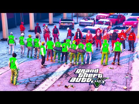 GTA 5 ONLINE -  KSG VS BLOODS WHO WILL WIN?