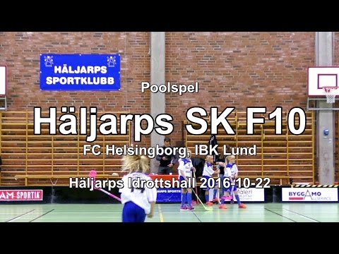 Häljarps SK F10 -  Poolspel mot FCH och IBK Lund 2016-10-22