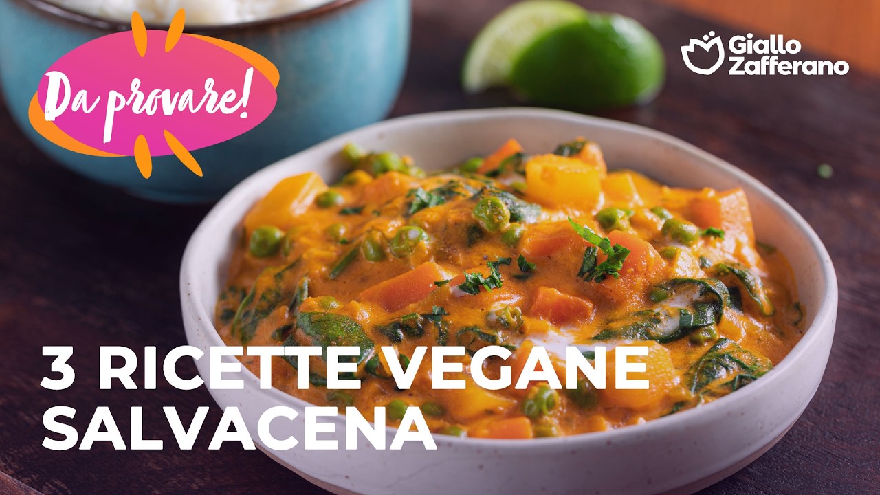 3 RICETTE VEGANE SALVACENA 🌱 Pronte in Poco Tempo e Senza Stress!✨