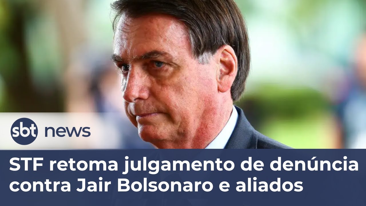 🔴 AO VIVO | STF retoma julgamento de denúncia contra Jair Bolsonaro e aliados por trama golpista