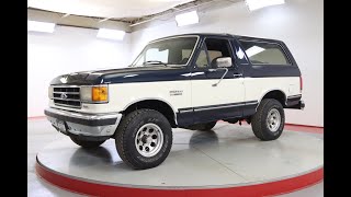 Video Thumbnail for 1990 Ford Bronco