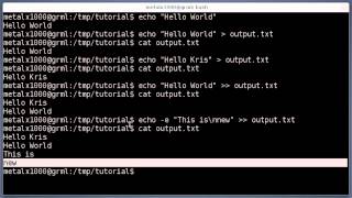 Shell Basics - Read and Write to Files - Linux Tutorial #3