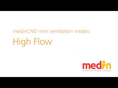 High flow - medinCNOmini ventilation mode