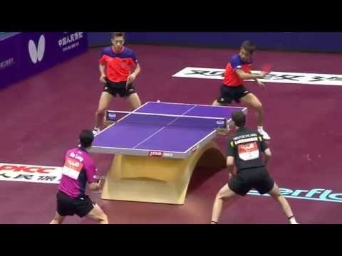 BOLL Timo GER / MA Long CHN vs XU Xin CHN / ZHANG Jike CHN WTTC 2015 [HD][Full Match]