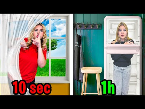 Se Cacher en 10 sec Vs 30 Minutes !