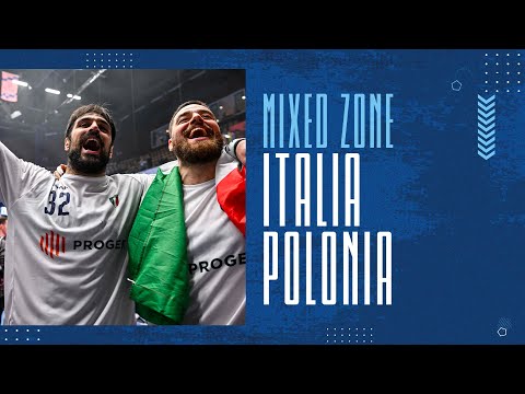 Play #azzurridentro | MIXED ZONE 🇮🇹x🇵🇱 | Hanning, Parisini e Mengon