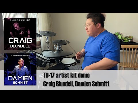 TD-17 artist kit demo(Craig Blundell, Damien Schmitt)