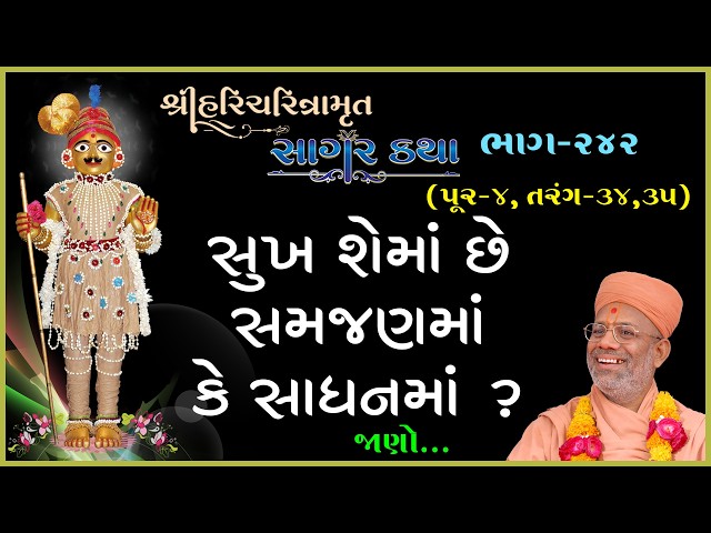 સુખ શેમાં છે સમજણમાં કે સાધનમાં ?