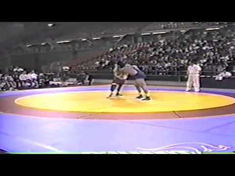1994 World Cup: 130 kg Andrew Borodow (CAN) vs. Ebrahim Mehraban (IRI)
