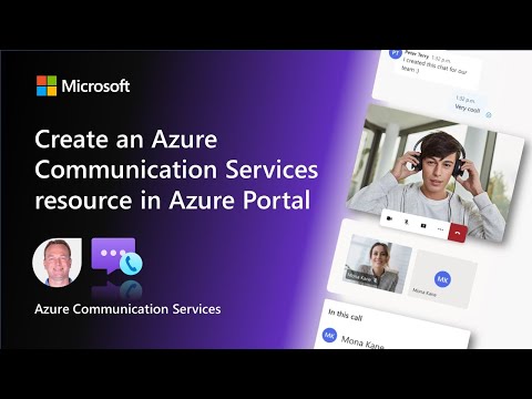 Create an Azure Communication Services resource in the Azure Portal