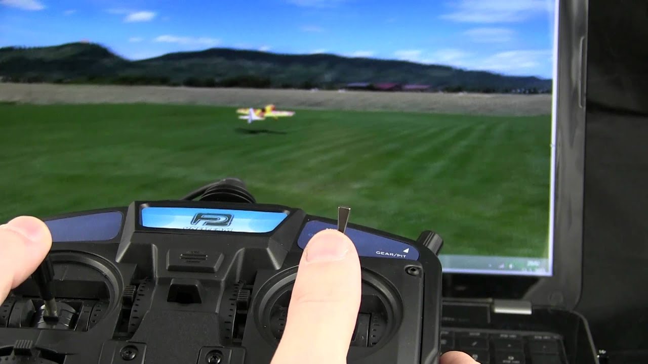 SIMtransmitter 6CH - USB ovladač k PC mode 2