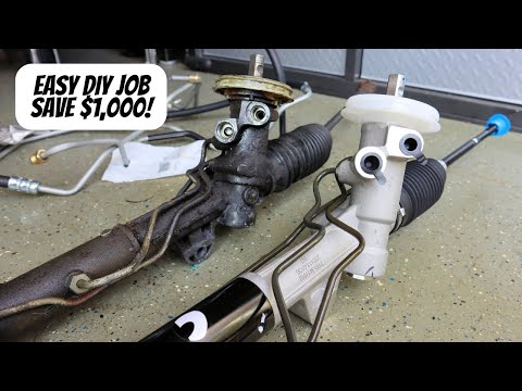 How to Replace GM 3800 Power Steering Rack and Pinion | Flush and Bleed Power Steering, Tie Rods
