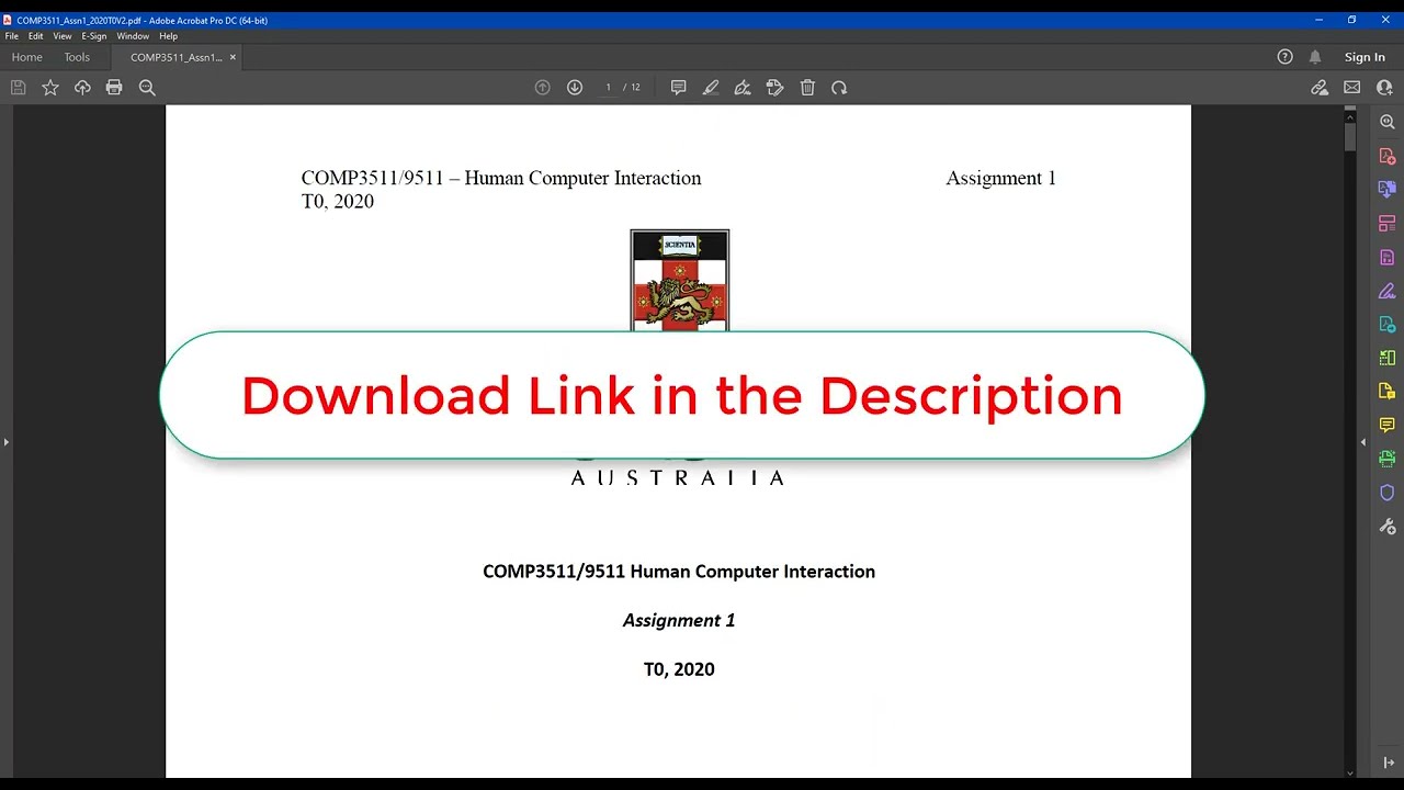 [SOLVED] COMP3511/9511 Human Computer Interaction Assignment 1