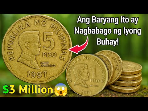 These Rare Philippine Coins Are Worth MILLIONS! | 1997 5 Piso & 2001 1 Piso Value Shocks Collectors!