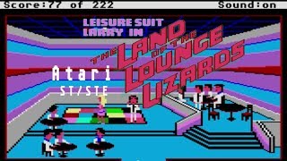 Leisure Suit Larry : In the Land of the Lounge Lizards - Atari ST (1987)