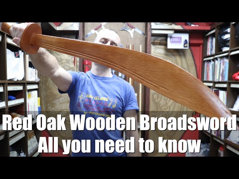 Red Oak Wooden Broadsword | All you need to know | Enso Martial Arts Shop